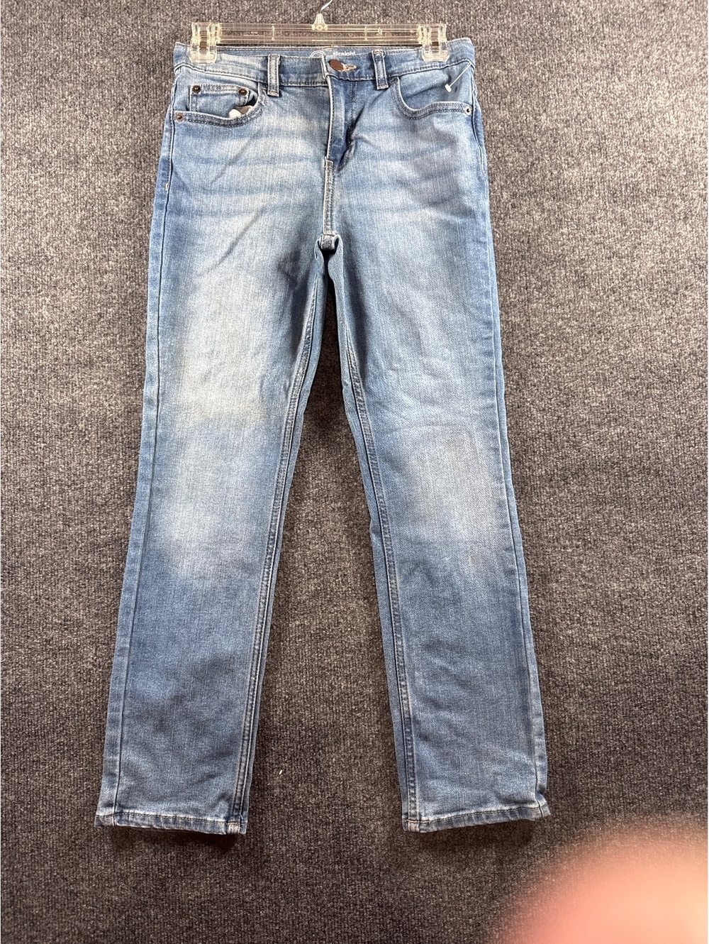 Wonder Nation Straight Leg Jeans Size 12 Light Blue Denim